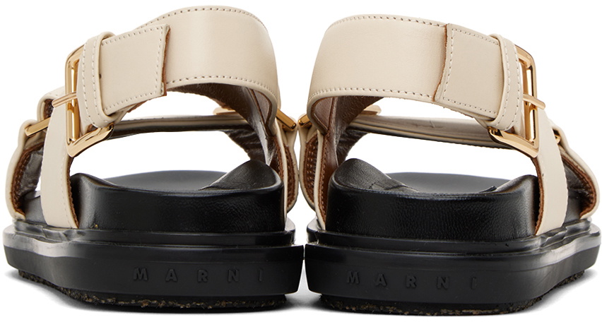 Marni Off-White Fussbett Criss-Cross Sandals Marni