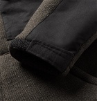 Cav Empt - Boa Shell-Panelled Fleece Zip-Up Cardigan - Men - Gray