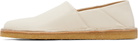 LEMAIRE Off-White Square Slip-on Loafers