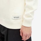 Róhe Men's Oversized Logo Hoodie in Off White