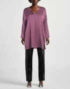 Manila Grace Womens Top Mauve