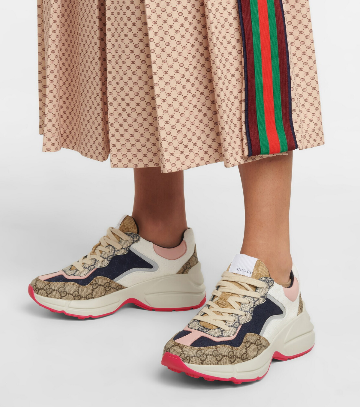 Gucci GG Rhyton Sneaker Gucci - GG Rhyton canvas sneakers Gucci main image 4