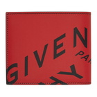 Givenchy Red Refracted Logo Wallet