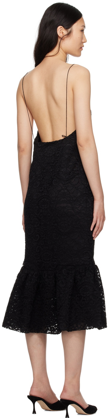 Interior Black 'The Esther' Midi Dress