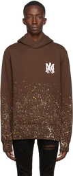 AMIRI Brown MA Crystal Painter Hoodie