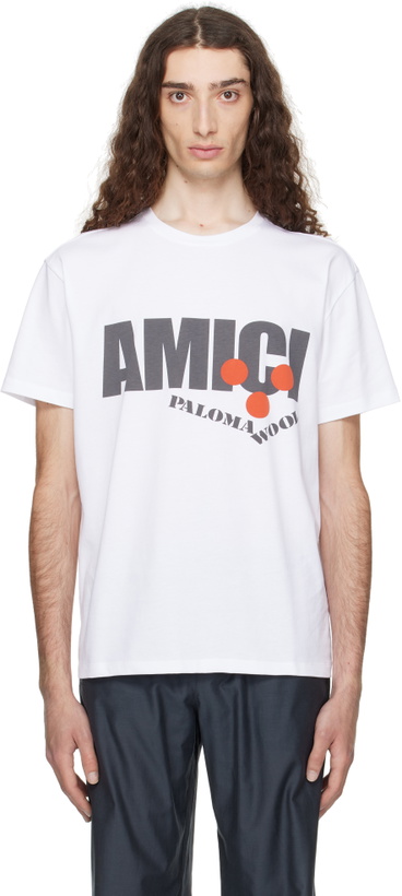 Photo: Paloma Wool White 'Amici' T-shirt