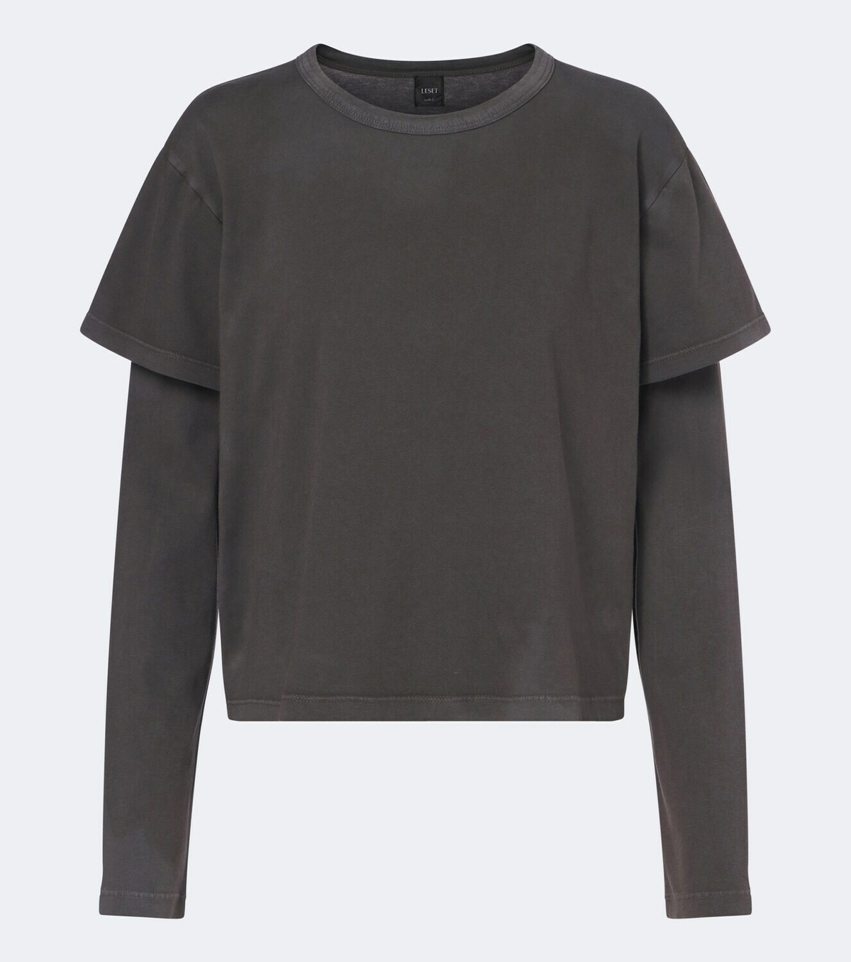 Leset Margo layered cotton jersey T-shirt