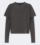 Leset Margo layered cotton jersey T-shirt