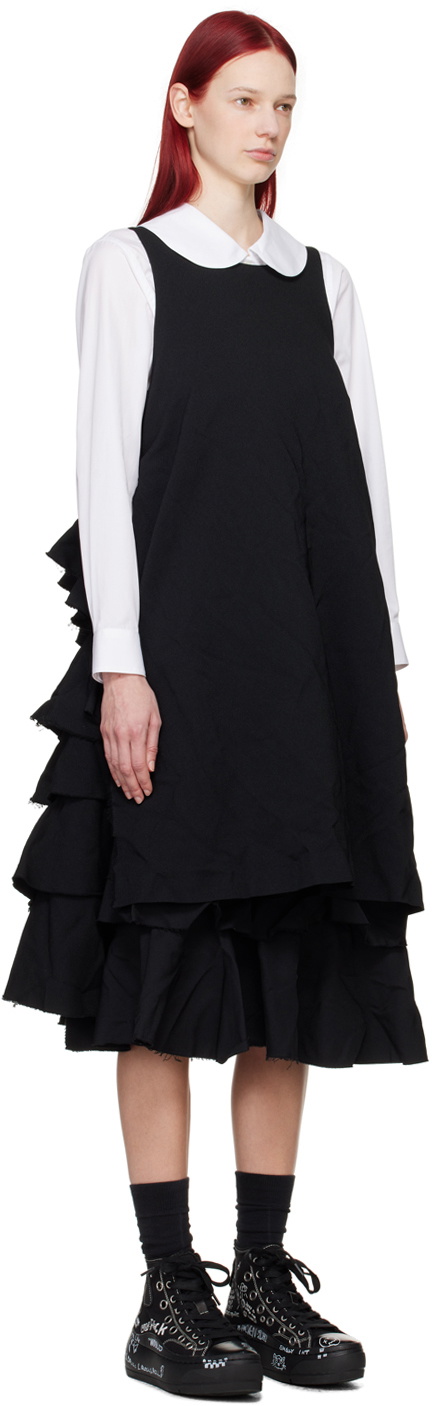 Black Comme des Garçons Black Tiered Midi Dress