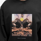 Daily Paper Men's Landscape Oversized Sweatshirt in Black