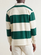 Drake's - Stripe Cotton-Jersey Polo Shirt - Neutrals