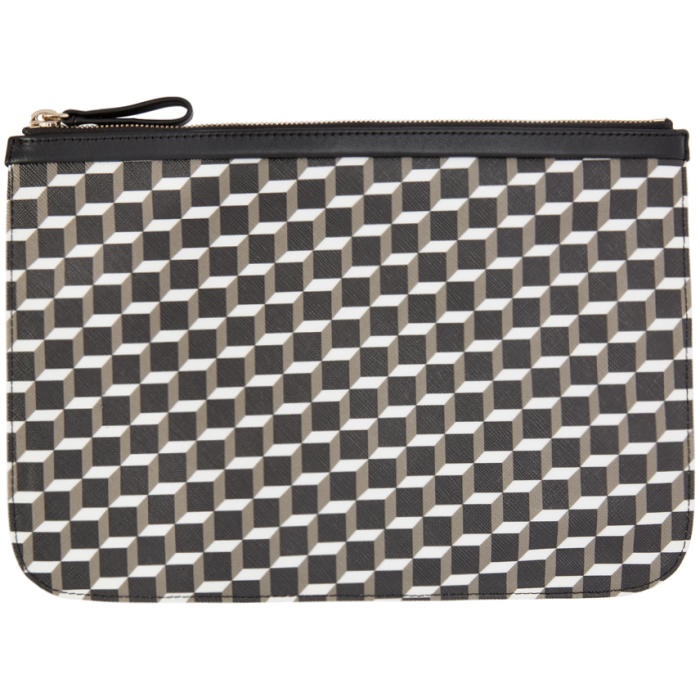 Photo: Pierre Hardy Black and White Perspective Cube Pouch 