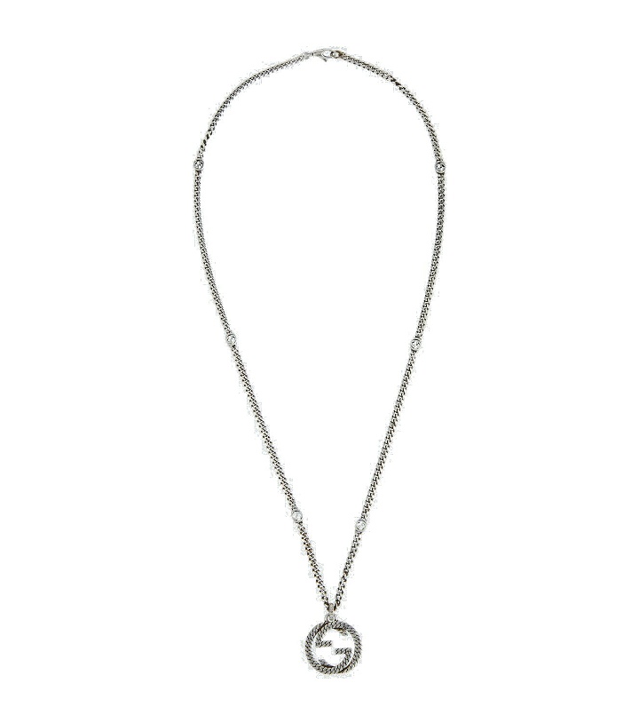 Photo: Gucci - Interlocking G sterling silver necklace