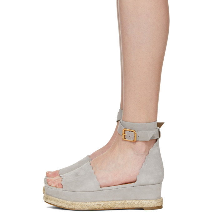 Chloe scalloped outlet espadrilles