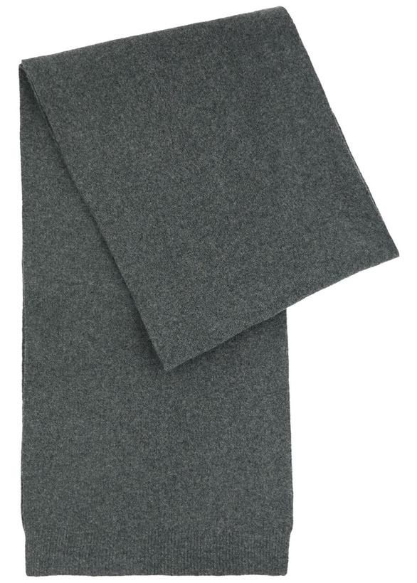 Photo: Colorful Standard Wool Scarf - Grey - One Size