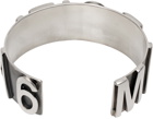 MM6 Maison Margiela Silver 6 Cuff Bracelet