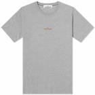 Stone Island Men's Scrap Logo Back T-Shirt in Grey Melange