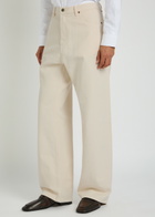 Valentino Garavani Wide-leg Denim Jeans White