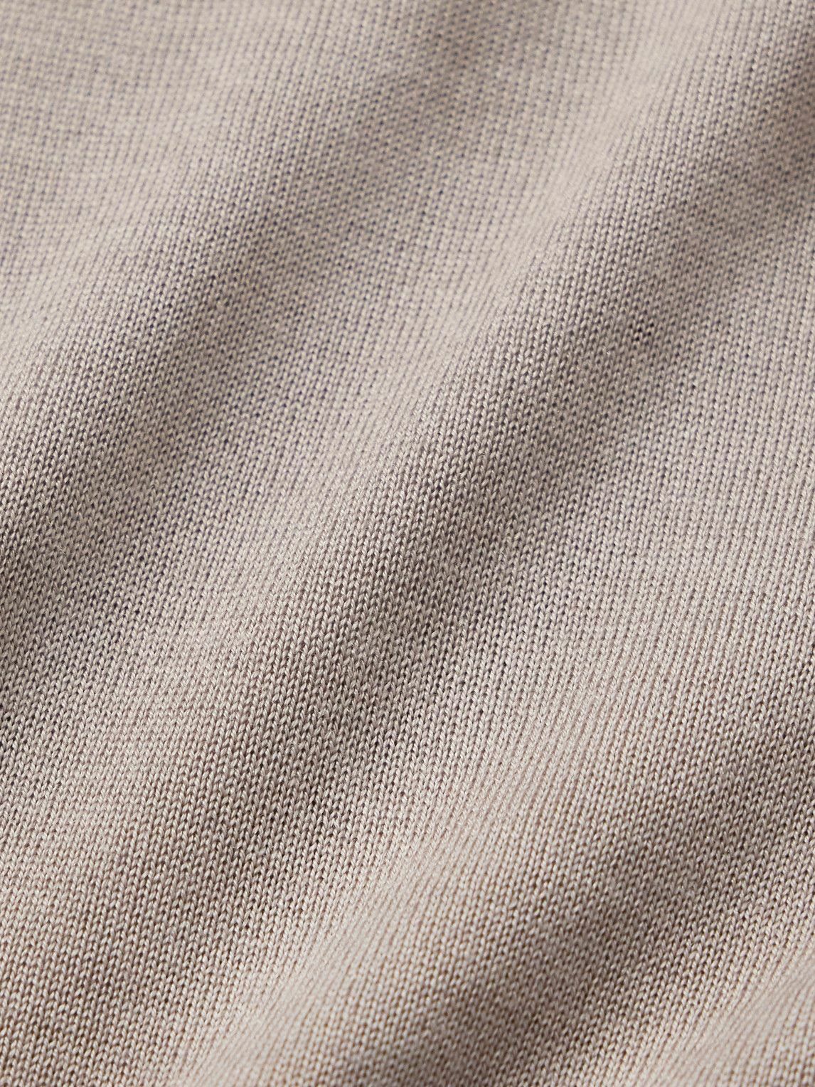 Caruso - Wool, Silk and Cashmere-Blend Sweater - Neutrals