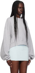 WARDROBE.NYC Gray Hailey Bieber Edition HB Sweatshirt
