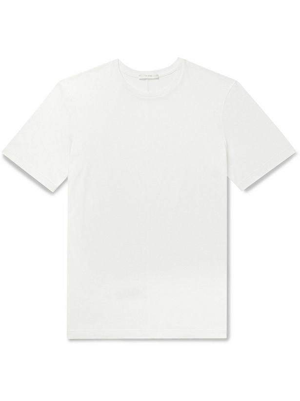Photo: The Row - Luke Cotton-Jersey T-Shirt - White