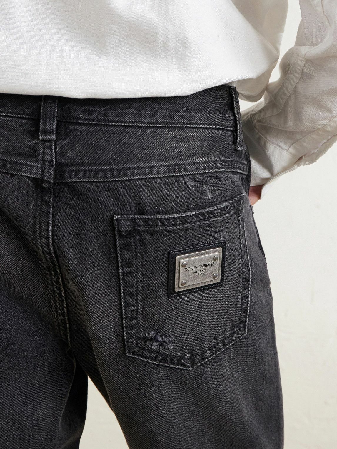 Dolce&Gabbana - Straight-Leg Logo-Appliquéd Jeans - Blue