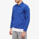 Parel Studios Men's Prespa Quarter Zip in Cobalt Blue