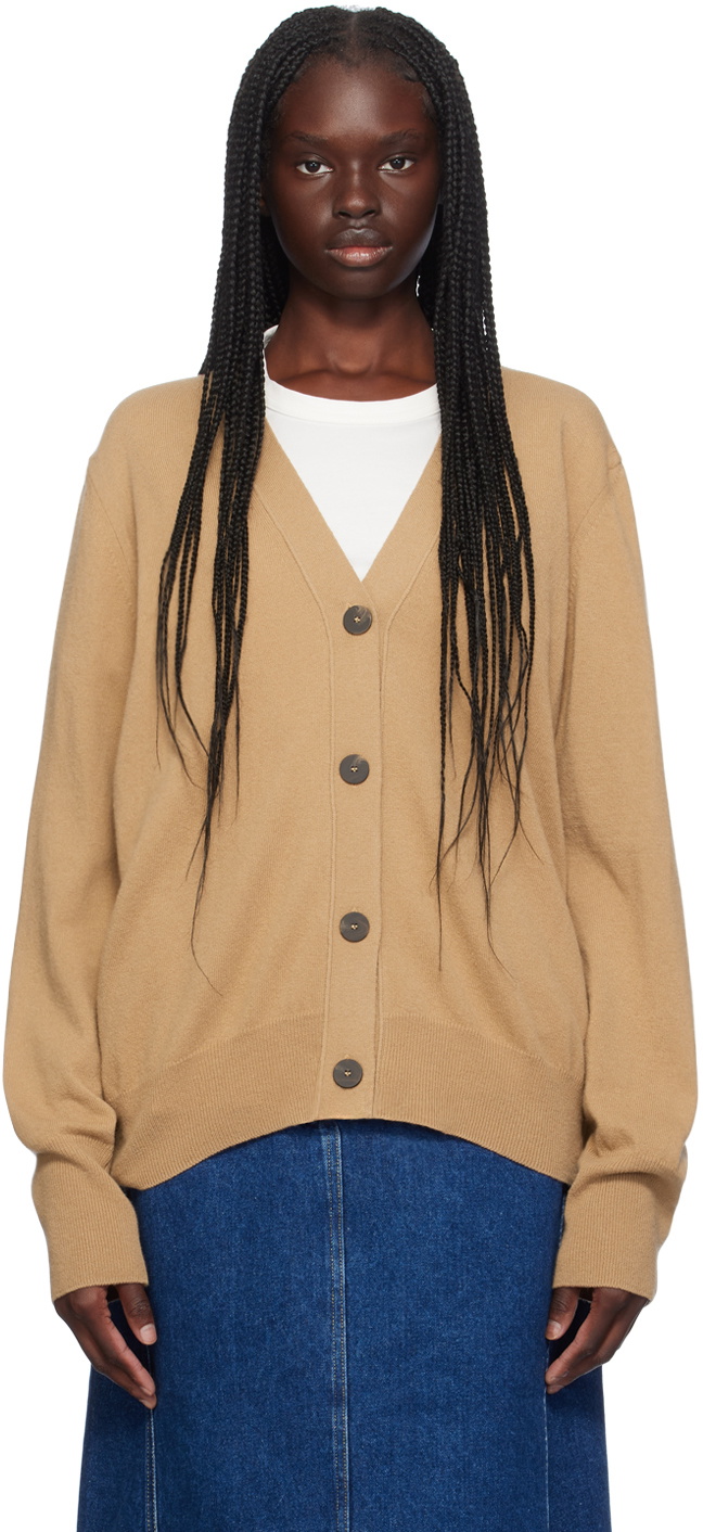 Studio Nicholson Tan Rall Cardigan Studio Nicholson