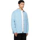 Casablanca Blue Double Faced Overshirt