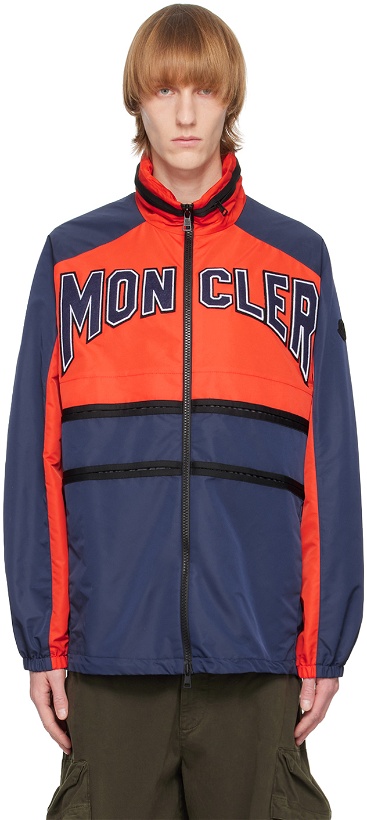 Photo: Moncler Navy & Orange Copernicus Jacket