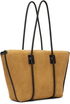 HEREU Tan Forna Suede Tote