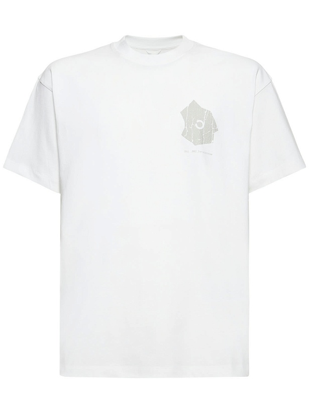 Photo: OBJECTS IV LIFE - Progress Logo Print Cotton S/s T-shirt