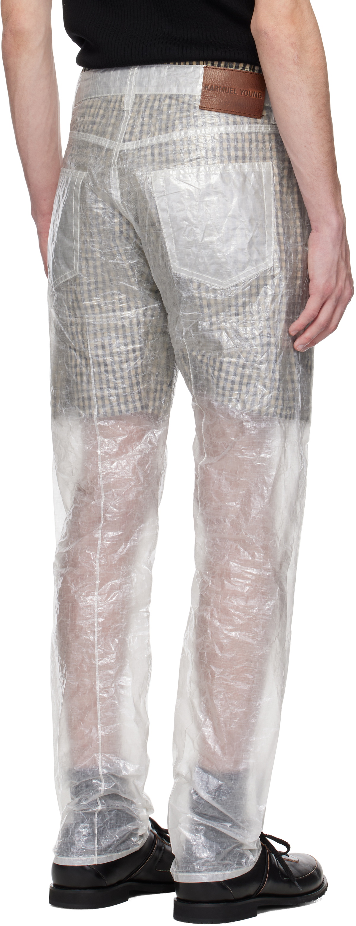 Karmuel Young Transparent Cuboid Dyneema Trousers