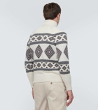 Brunello Cucinelli Jacquard cashmere sweater