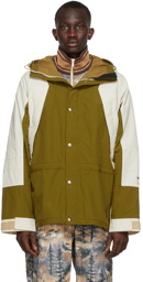 Gucci Green & Beige The North Face Edition Lightweight Techno Jacket