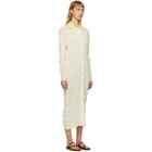 Rus Off-White and Yellow Comete Dress