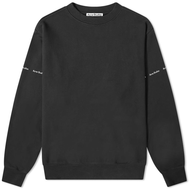 Photo: Acne Studios Flynn Logo Line Crew Sweat