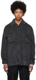 Wooyoungmi Grey Mohair Overshirt