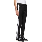 Balmain Black Stripe Wool Trousers