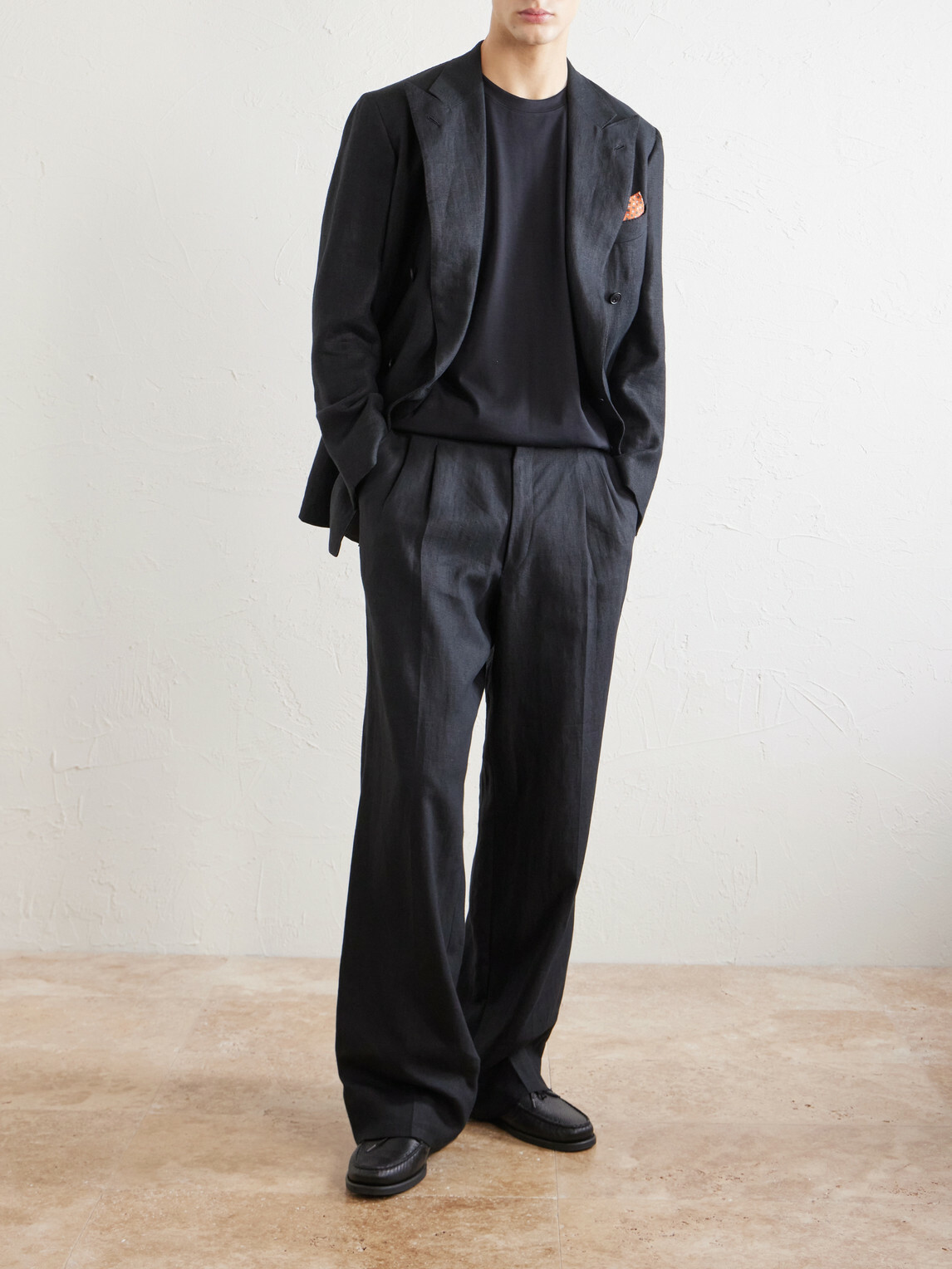 Mr P. - Silk and Cotton-Blend T-Shirt - Black