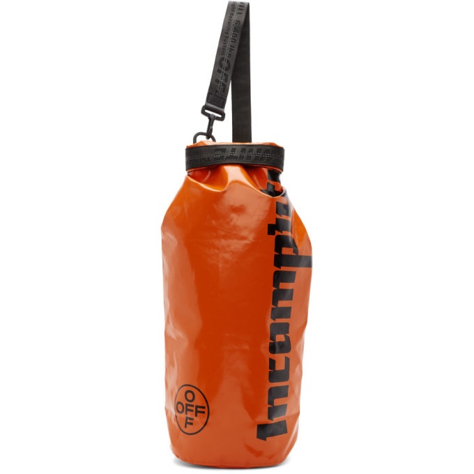 Photo: Off-White Orange Rolltop Incompiuto Bag