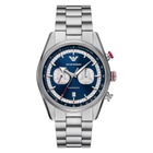 Armani Racer Chronograph Quartz Blue Dial Mens Watch AR11676