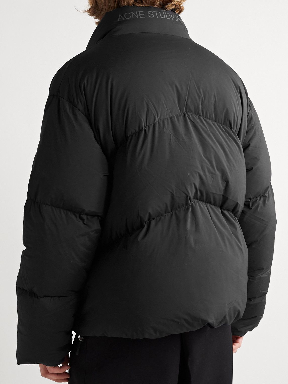 Acne Studios - Oversized Quilted Nylon-Blend Down Jacket - Black Acne ...