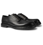 DOLCE & GABBANA - Perugino Textured-Leather Derby Shoes - Black