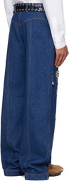 Chopova Lowena Blue Moppy Charm Jeans