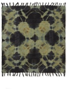 Nicholas Daley - Tasselled Tie-Dyed Cotton-Voile Scarf