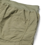 Save Khaki United - Cozy Garment-Dyed Cotton-Poplin Drawstring Trousers - Green