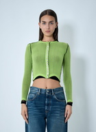 Chopova Lowena Fishnet Cardigan