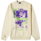 Lo-Fi Men's Weird Dreams Crew Sweat in Cream