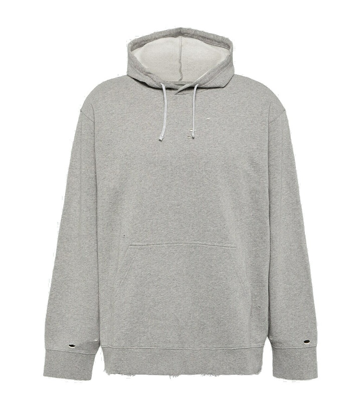 Photo: Givenchy Distressed cotton jersey hoodie